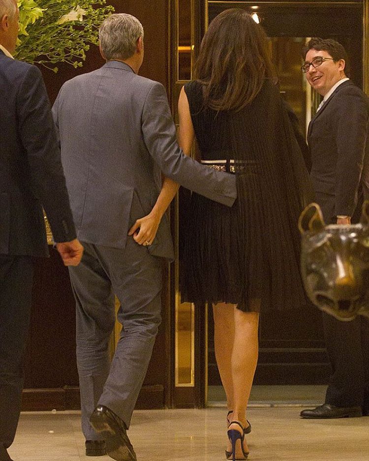 Per la prima volta Amal Clooney parla del marito George in pubblico