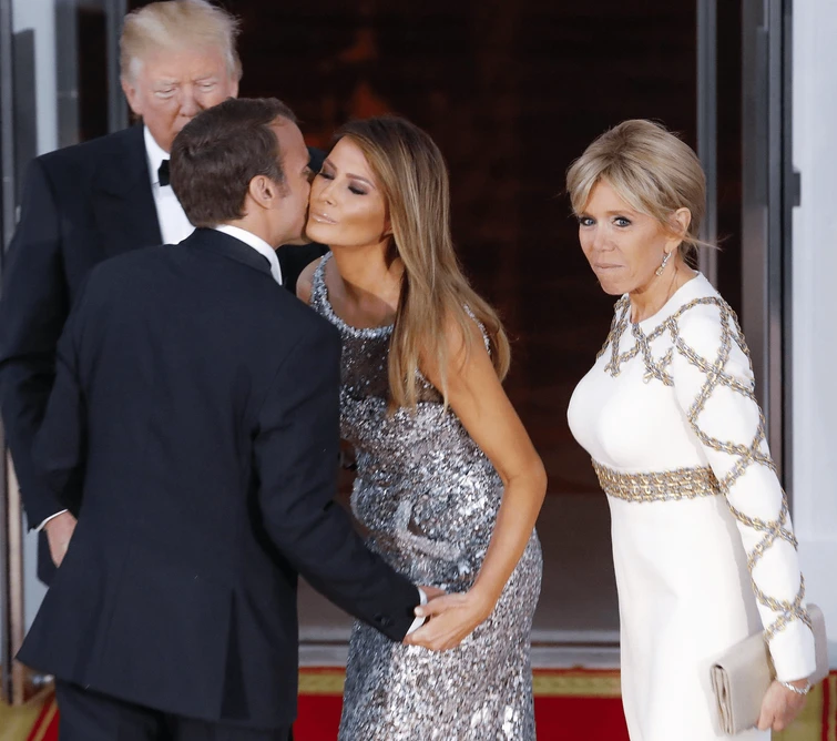 Brigitte Macron su Melania  prigioniera della Casa Bianca