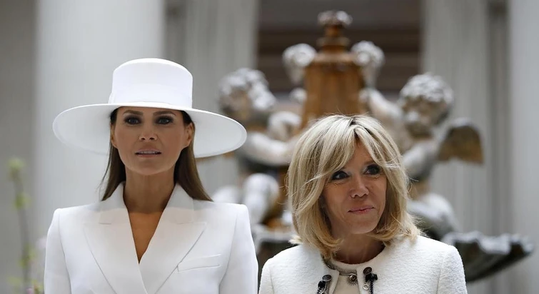 Brigitte Macron su Melania  prigioniera della Casa Bianca