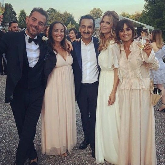 Filippa Lagerback e Daniele Bossari sposi fra le celebrities