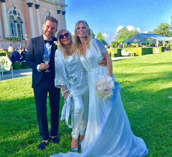 Filippa Lagerback e Daniele Bossari sposi fra le celebrities