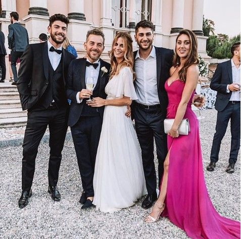 Filippa Lagerback e Daniele Bossari sposi fra le celebrities