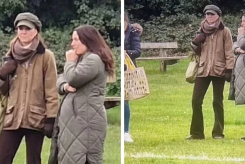 Kate Middleton nel campo di calcio parla con le altre mamme Ma a Natale la decisione più difficile 