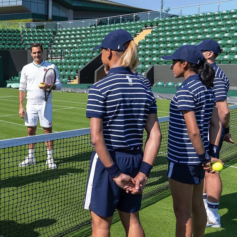 La principessa Kate sfida il Re Federer sui campi di Wimbledon ecco come è andata a finire