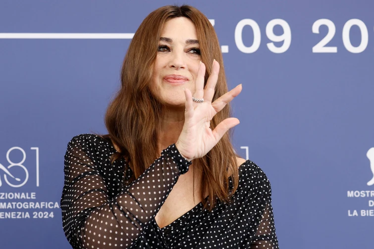 Monica Bellucci e Beetlejuice a Venezia