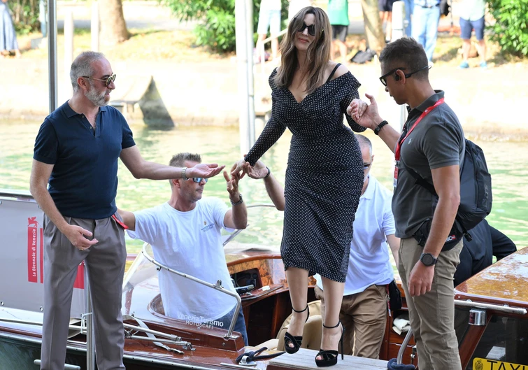 Monica Bellucci e Beetlejuice a Venezia