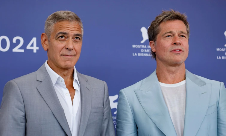 George Clooney e Brad Pitt infiammano Venezia