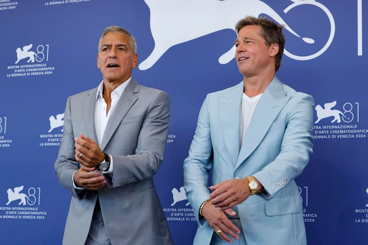 George Clooney e Brad Pitt infiammano Venezia