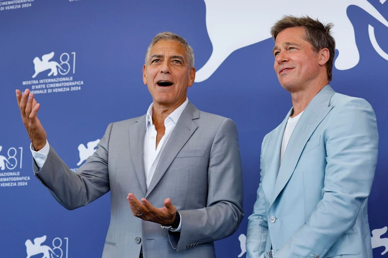 George Clooney e Brad Pitt infiammano Venezia