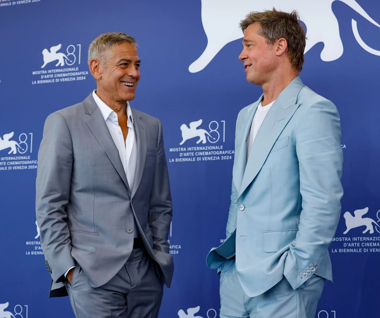 George Clooney e Brad Pitt infiammano Venezia