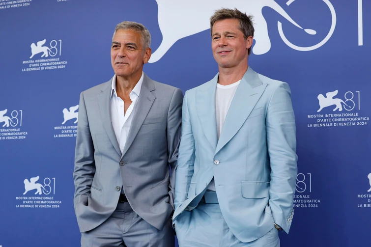 George Clooney e Brad Pitt infiammano Venezia