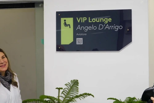 Aeroporto di Catania vip lounge Sac intitolata ad Angelo DArrigo