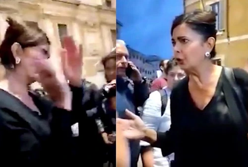 Se ne vada non ci rappresenta Boldrini contestata sullaborto Lapplauso sarcastico alla folla  Video