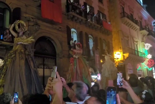 Festino di Santa Rosalia a Palermo in 350 mila celebrano la Santuzza