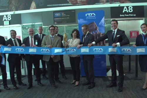 Ita Airways inaugurato il nuovo volo San Francisco  Roma