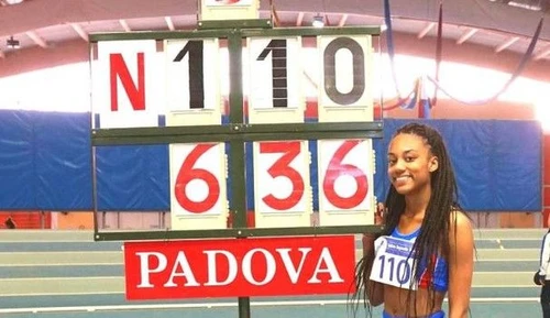 Larissa salta più della mamma la figlia di Fiona May polverizza il record giovanile