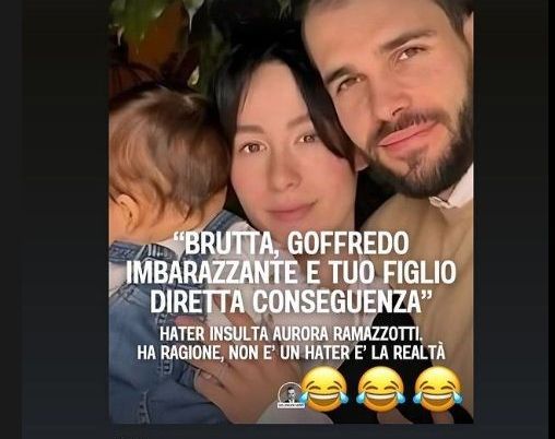 Aurora Ramazzotti contro Fabrizio Corona le pesanti offese a lei e al bimbo e la risposta perfetta