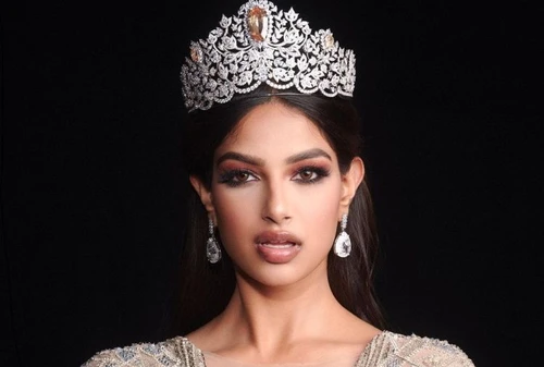 Nonostante le minacce di boicottaggio dellevento vince Miss Universo lindiana Harnaaz Sandhu