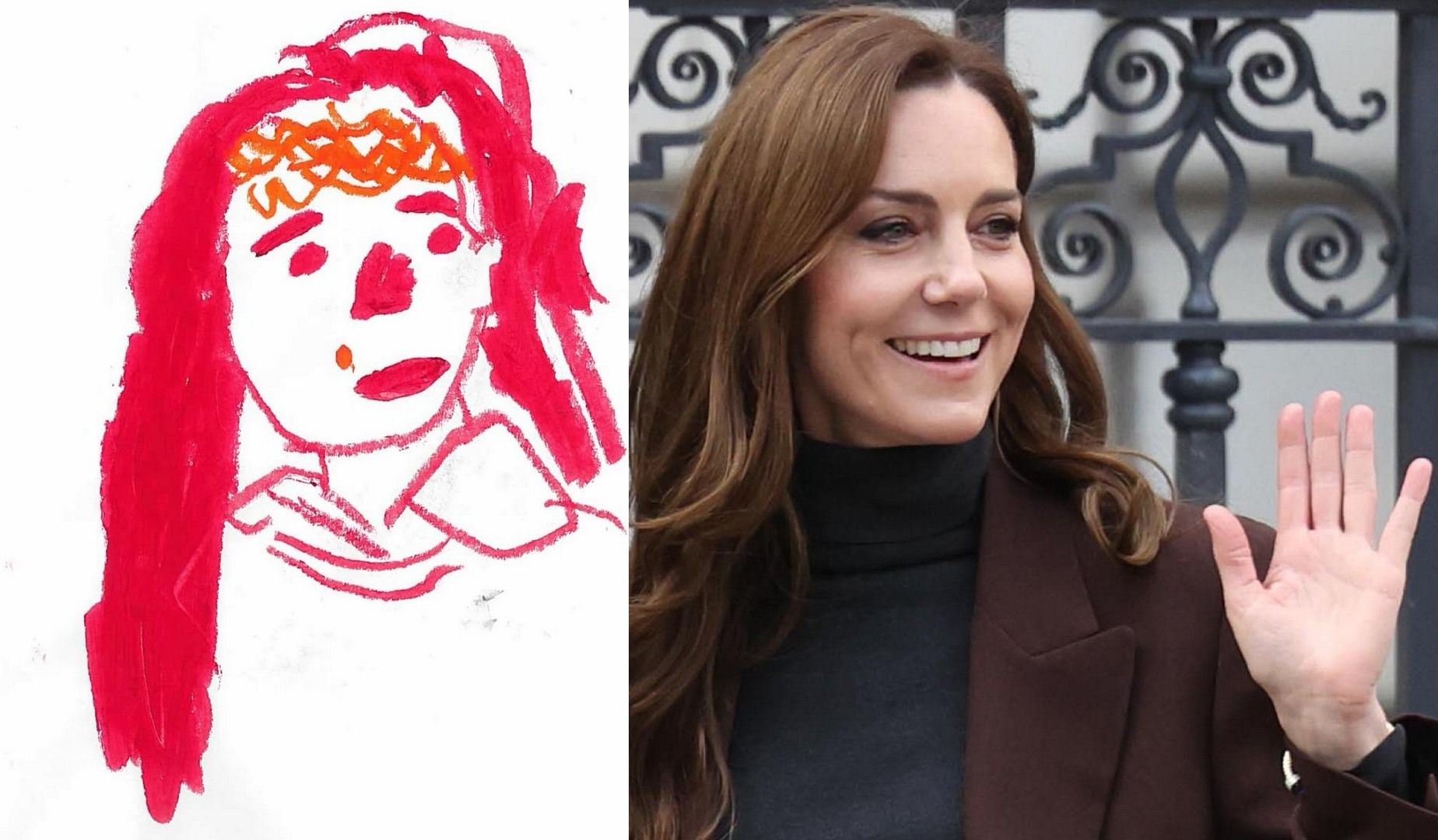 “Mamma, questa sei tu”: Kate Middleton e i tre figli si ritraggono a vicenda, i disegni virali sul web